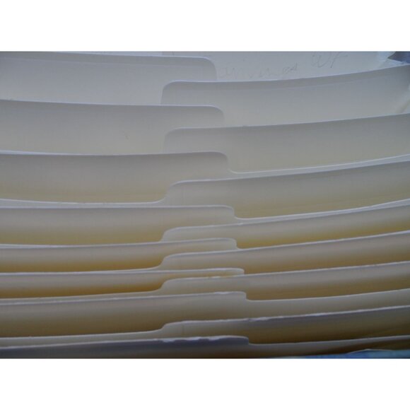 Accordion Style Recipe Card Storage Box With Floral Design & Metal Handle - Picture 6 of 6